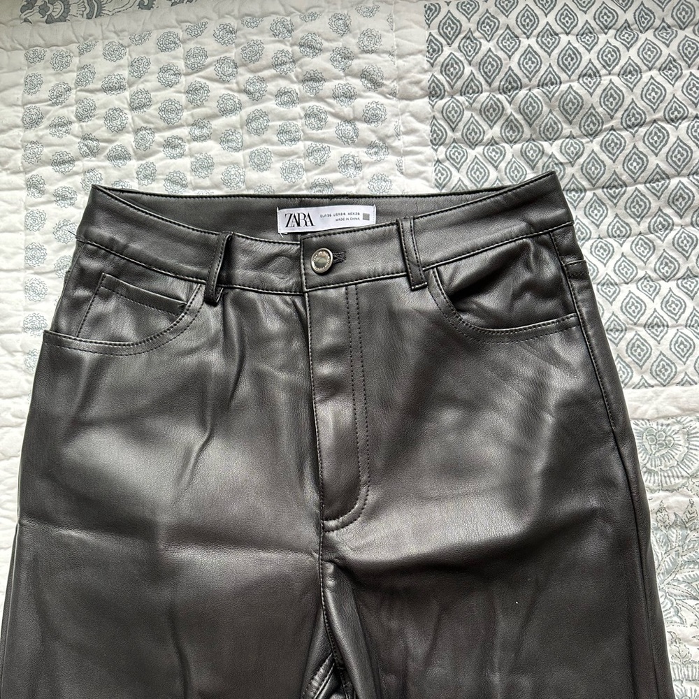 Zara Leather Pants